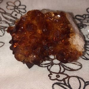 Citrine crystal cluster